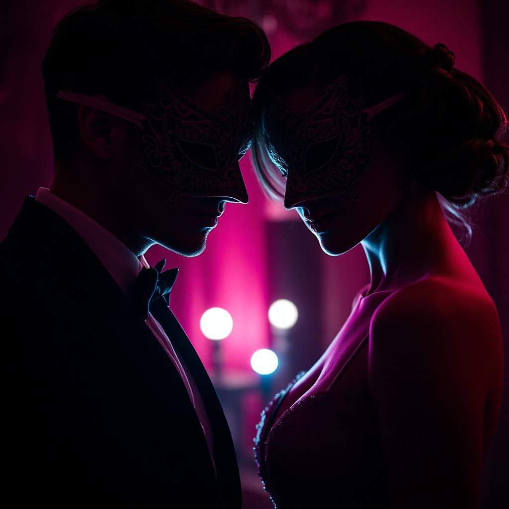 Couple wearing masks